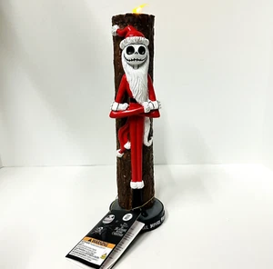 Pesadilla antes de Navidad Jack Skellington Santa iluminar candelabro parpadeo - Imagen 1 de 16