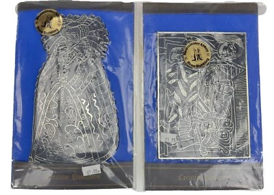 2 Westminster Abbey Brass Rubbing Kit Vtg 1978 Creative Pastimes Medieval Englan - Image 1 of 4