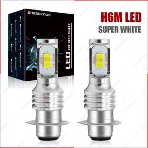 2X Bombillas de faros LED P15D H6M para Yamaha Banshee 350 YFZ350 1988-2006 6000K - Imagen 1 de 13