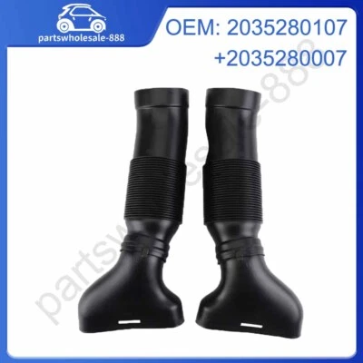 1Pair Air Intake Hose Pipe for Mercedes Benz C240 C320 C 240 4MATIC 2001-2005 - Image 1 of 4