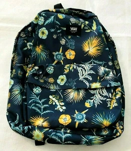 VANS Old Skool III Backpack Travel Gym School Bag Azul Multiflower - NEW w/ tags - Picture 1 of 10