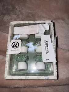 U Brands Potted Succulents Plants Push pins Tacks 6 Ct NEW Nature Office M27 - Picture 1 of 2