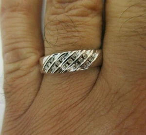 14K Gold Diamond Wedding Band Diamond=1/3 Carat F-SI1/VS2 Value=$3K - Picture 1 of 13