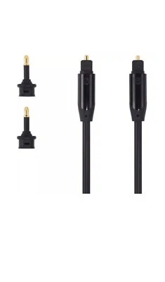 Sandstrom AV Black Series Digital Optical Cable - 1M - Image 1 of 4