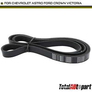 90.71 inch Serpentine Belt for Ford Crown Victoria Chevrolet Astro G20 GMC Isuzu - Picture 1 of 8