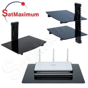 LOTE de estantes de montaje en pared ajustables para caja de cable de TV, consola de juegos, soporte de DVD - Imagen 1 de 34
