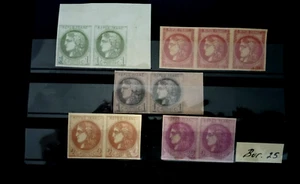 ~ FRANCE CERES / ESSAY - COLOUR & PAPER TRIAL / BORDEAUX EXPERIMENT PRINT-BOR 25 - Picture 1 of 2