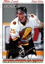 1995-96 Slapshot #288 Mike Loach