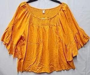 Est. Top naranja para mujer 1946 talla 22/24W nuevo con etiquetas - Imagen 1 de 4