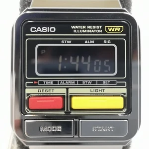 CASIO STANDARD A120WEGG-1BJF Black Digital Stainless Steel Men' Watch New in Box - Picture 1 of 24