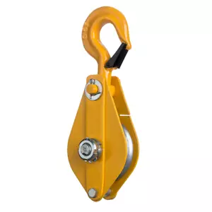Klappbare Umlenkrolle mit Haken Seilrolle 500 kg 0,5 T - Bild 1 von 1