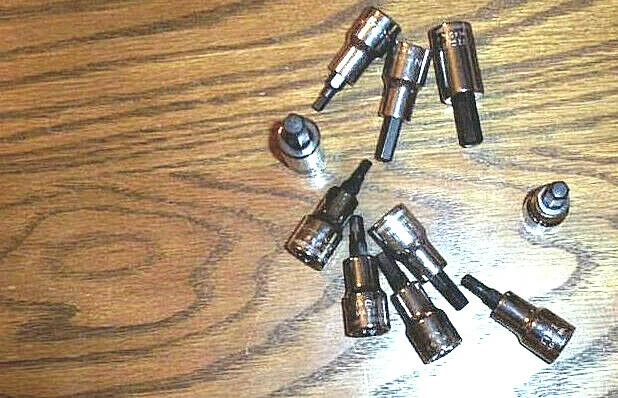 HUSKY 1/4  DRIVE HEX TIPS SAE MULTIPLE SIZES SELECT YOUR SIZE - Image 1 of 1