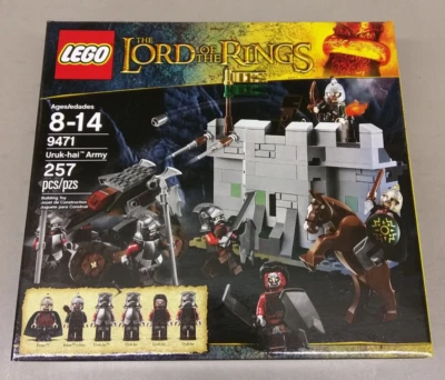LEGO Señor de los Anillos 9471 Uruk-hai Ejército ¡NUEVO! Caballo profundo de Eomer Rohan Helm Foto 1 de 4