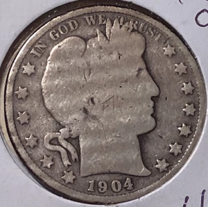 1904 O Barber Half Dollar - Picture 1 of 2