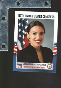 Fascinating Cards 2021 US Congress #371 Alexandria Ocasio-Cortez AOC DEM NEWYORK - Picture 1 of 2