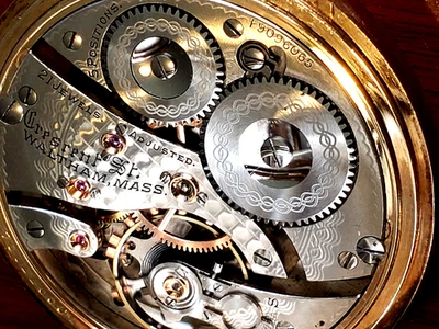 WALTHAM GF HUNTER CRESCENT ST AND SERVICED 16SZ 21J  CIRCA 1913 - Image 1 of 4