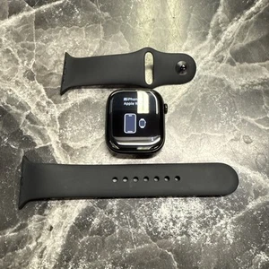 Factory Unlocked Apple Watch Series 10 46MM Black Aluminum A3003 - Zdjęcie 1 z 6