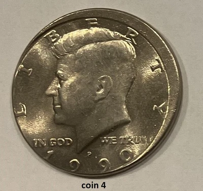 1 COIN/BID KENNEDY HALF DOLLAR OFF- CENTER  ERROR 10 %-15% O/C BU GEM  F1022 - Image 1 of 4