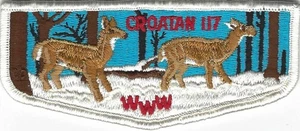 Croatan Lodge 117 solapa WHT Bdr Carolina del Este, Carolina del Norte - Imagen 1 de 1
