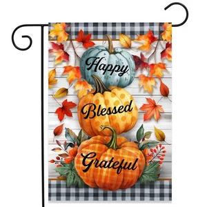 Briarwood Lane Happy Blessed Grateful Double-Sided Garden Flag - Picture 1 of 4