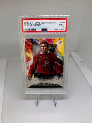 Wayne Rooney #100 Manchester City Topps Inception 2023 24 PSA 9 - Imagen 1 de 3