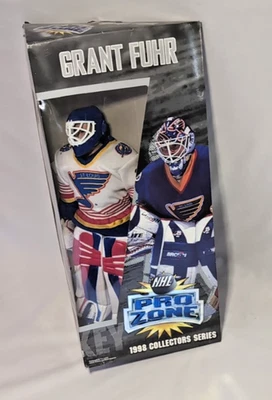 Playmates 1998 Collector Series NHL Pro Zone Grant Fuhr (caixa aberta) - Imagem 1 de 4
