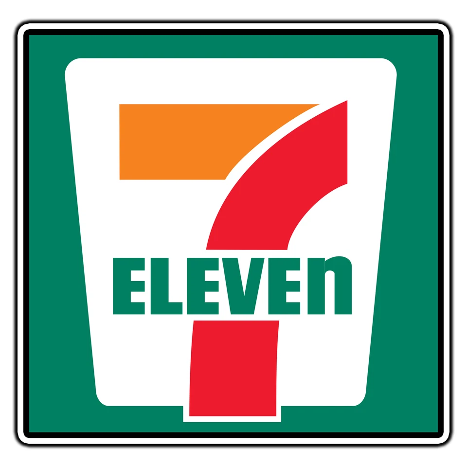 7 Eleven Logo #1 Sticker Waterproof Vinyl Decal Die-Cut Laptop Car
