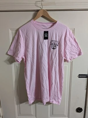 VOLCOM Surf 100% Authentic Volcom Stone Graphic Hot Lava Pink Men's XL BNWT!!! - Image 1 of 4
