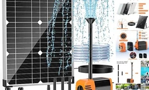 Solar Water Pump, Solar Powered Water Pump Outdoor with 320GPH Solar Pump, 20W - Picture 1 of 7