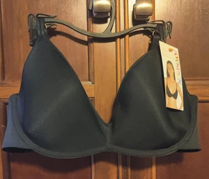 Reggiseno donna JOYSPUN nero con distanziali a scoop nuovo con etichetta taglia 36D - Foto 1 di 5
