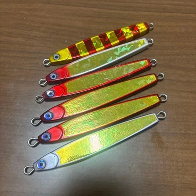 Yozuri Blanca Metal Jigs Set 125g/150g, 6-Piece Used Fishing Lures - Imagem 1 de 2