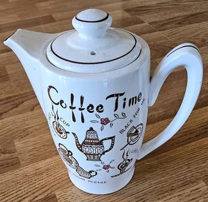 Vintage Tilso Coffee Time Musical Coffee Pot Server Japan Mid Century *Tested* - Picture 1 of 4