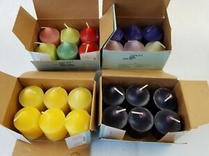 Partylite Votive Candle Assortment of 24 assorted scents black cherry scented