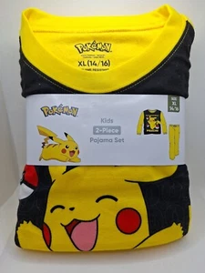 NEW - Pikachu - XL (14/16) - 2 Piece Pajama Set - Pokemon - NIP - Picture 1 of 2
