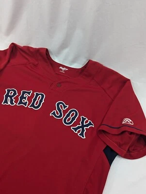 Jersey de práctica de béisbol Rawlings Red Sox suéter rojo #56 talla 44 XL  Foto 1 de 4