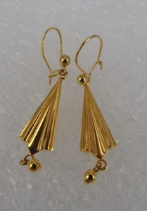 Neugablonz Dieter Knobloch: Paar Ohrringe im Art Deco Stil Perlen (117125) - Picture 1 of 3