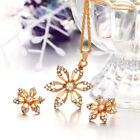 Jewelry Set Crystal Flowers Jewelry Gift Wife Girlfriends Mother