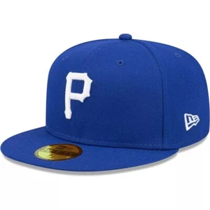 New Era MLB Pittsburgh Pirates Team Logo Royal Blue 59FIFTY Fitted Cap NewEra - Picture 1 of 4