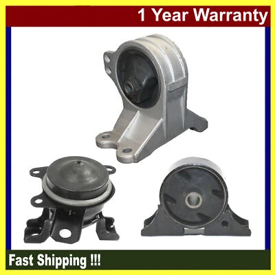 For Mitsubishi Eclipse GS Hatchback FWD 2.4L Engine Motor & Trans. Mount Set 3 - Image 1 of 4