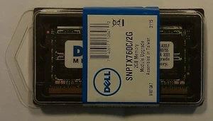 New Dell 2GB DDR2 2Rx8 PC2-6400S-666 800MHz 200-pin Laptop Memory Stick - Picture 1 of 2