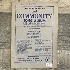 Community Song Album For All Occasions 32 complete Songs No.4 - Picture 1 of 7