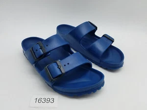 Birkenstock Arizona EVA Women's Size 7 EU 38 Narrow Slide Sandals Blue - Picture 1 of 11