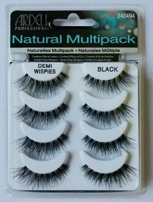 Ardell Demi Wispies False Eyelashes Multipack - 4 Pairs of Natural Lashes Pack