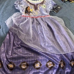 Girl’s DISNEY'S WISH Asha & Star Fantasy Nightgown Size 6 NWT - Picture 1 of 6