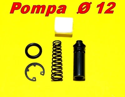 AMR RACING PISTONCINO BREMBO POMPA FRENO FRIZIONE Ø 12 x 39 COMPLETO KIT REVISIONE 061077