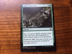 Miscut Spider Spawning Misprint MTG Magic Card Commander EDH - Picture 1 of 2