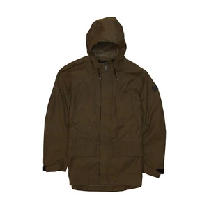 Abrigo con capucha Polo Ralph Lauren para hombre mezcla de algodón sarga (mediano, verde) $498 - Imagen 1 de 3
