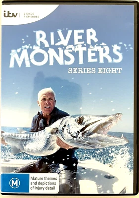 RIVER MONSTERS - complete season series 8 DVD - FISHING ANGLING OOP eight - Image 1 of 2