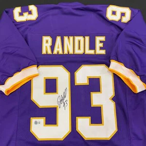 John Randle Autographed Purple Pro-Style Jersey Minnesota Vikings Beckett Signed - Picture 1 of 3