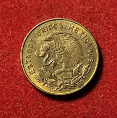 Mexico 5 Centavos 1959 Brass Coin KM#426 T6165 - Image 1 of 2